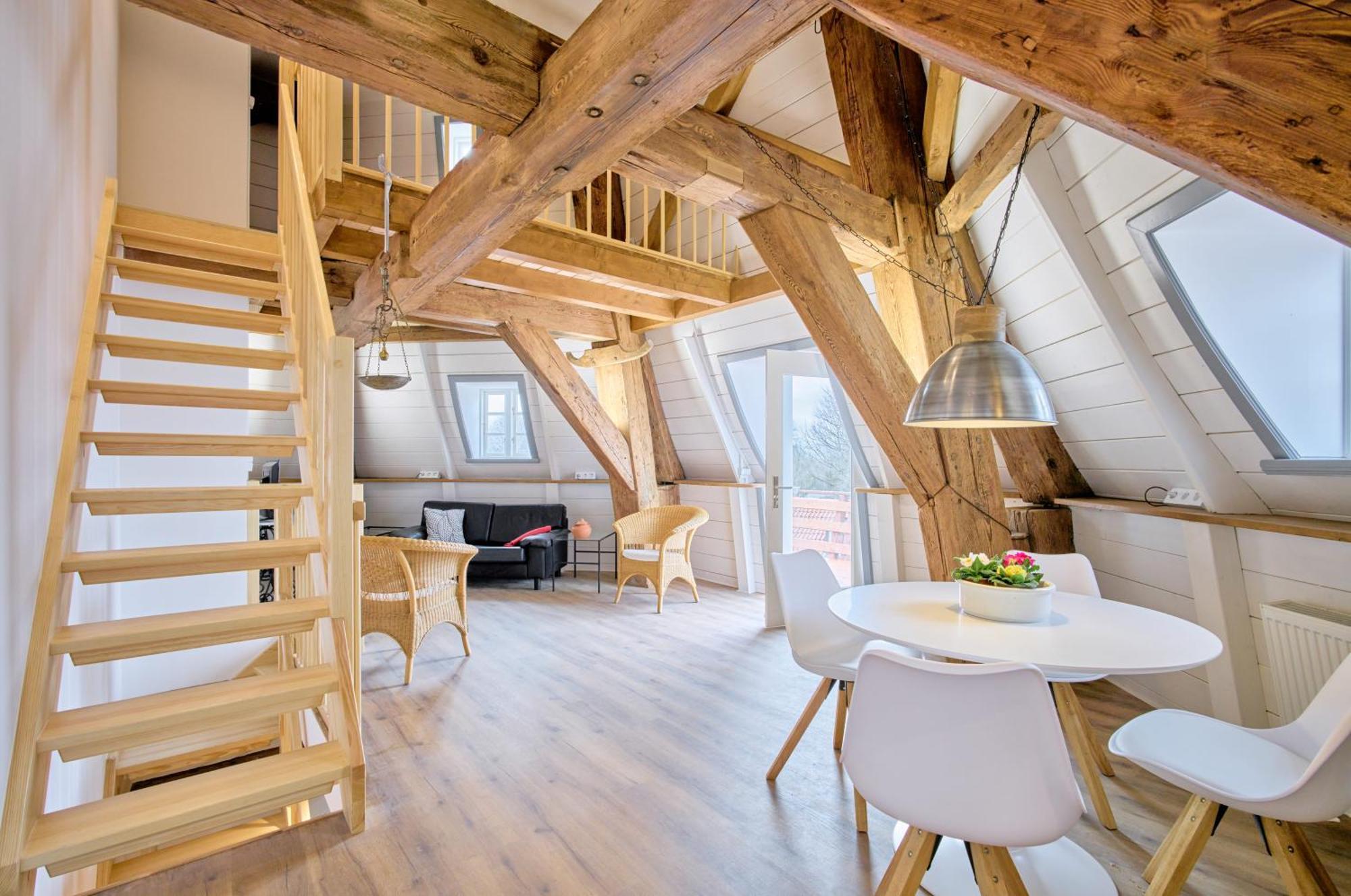 Moderne Ferienwohnungen In Einer Muehle Im Zentrum Flensburgs Exteriér fotografie